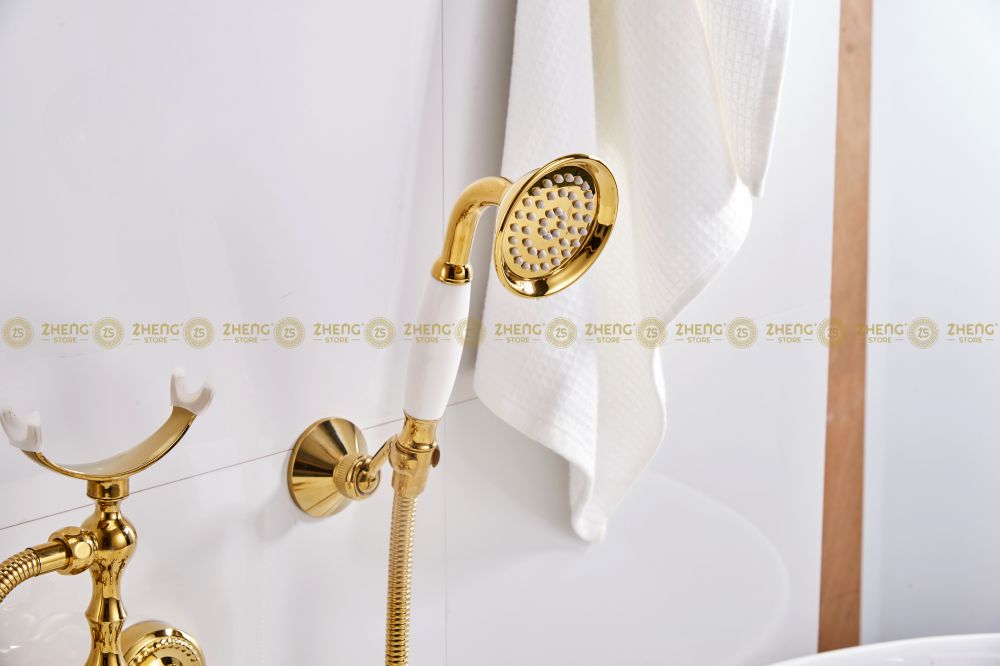 Obrázek k výrobku 2133 - Držák sprchové hlavy zlatý 5-18KVDrZ-HJ-0517K