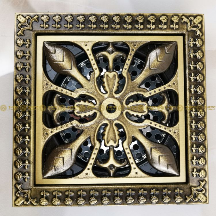 Obrázek k výrobku 2345 - Hluboký kanálek Antique 12x12 Kruhy a květ 1-40-HJ8502S-31