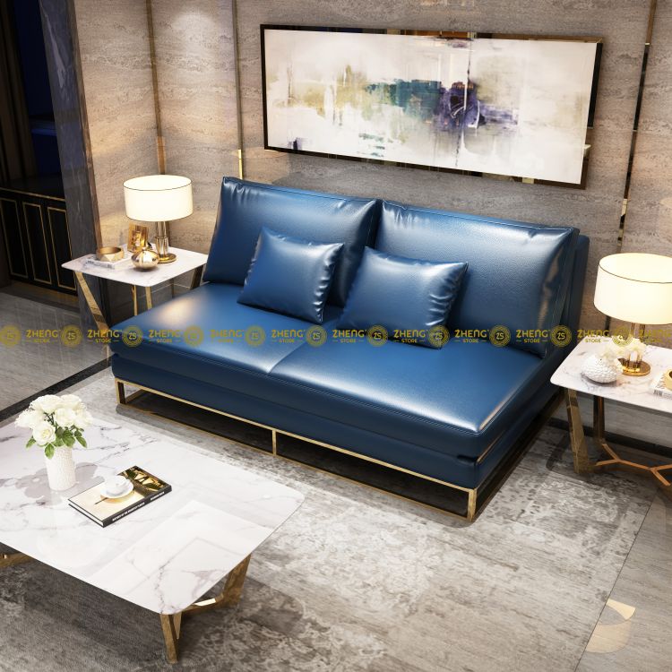 Obrázek k výrobku 2489 - Rozkládací sedací souprava modrá ROZSSM01-10086