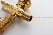 Obrázek k výrobku 2187 - Bidetová sprcha s kohoutkovým ventilem zlatá 3-83BSZ-8891K-2