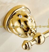 Obrázek k výrobku 3083 - Držák keramické sklenice na WC štětku zlatý 2-113-5209