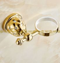 Obrázek k výrobku 3082 - Držák skleněného dávkovače mýdla zlatý 2-112-5218