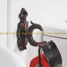 Obrázek k výrobku 2382 - Držák toaletního papíru černý Fénix 2-60KVDrČ-WF-88808