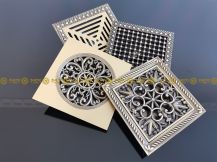 Obrázek k výrobku 2323 - Hluboký kanálek Antique 15x15 Ornament hvězda 1-09-CF8958-G