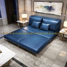 Obrázek k výrobku 2489 - Rozkládací sedací souprava modrá ROZSSM01-10086