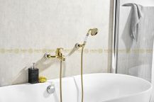 Obrázek k výrobku 2102 - Sprchový set k vaně zlatý-keramika BSprZ4-04-6790K