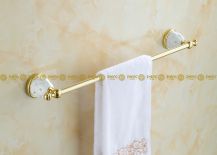 Obrázek k výrobku 2389 - Tyčový držák na ručník zlatý 2-67-KVTDrZ-5210